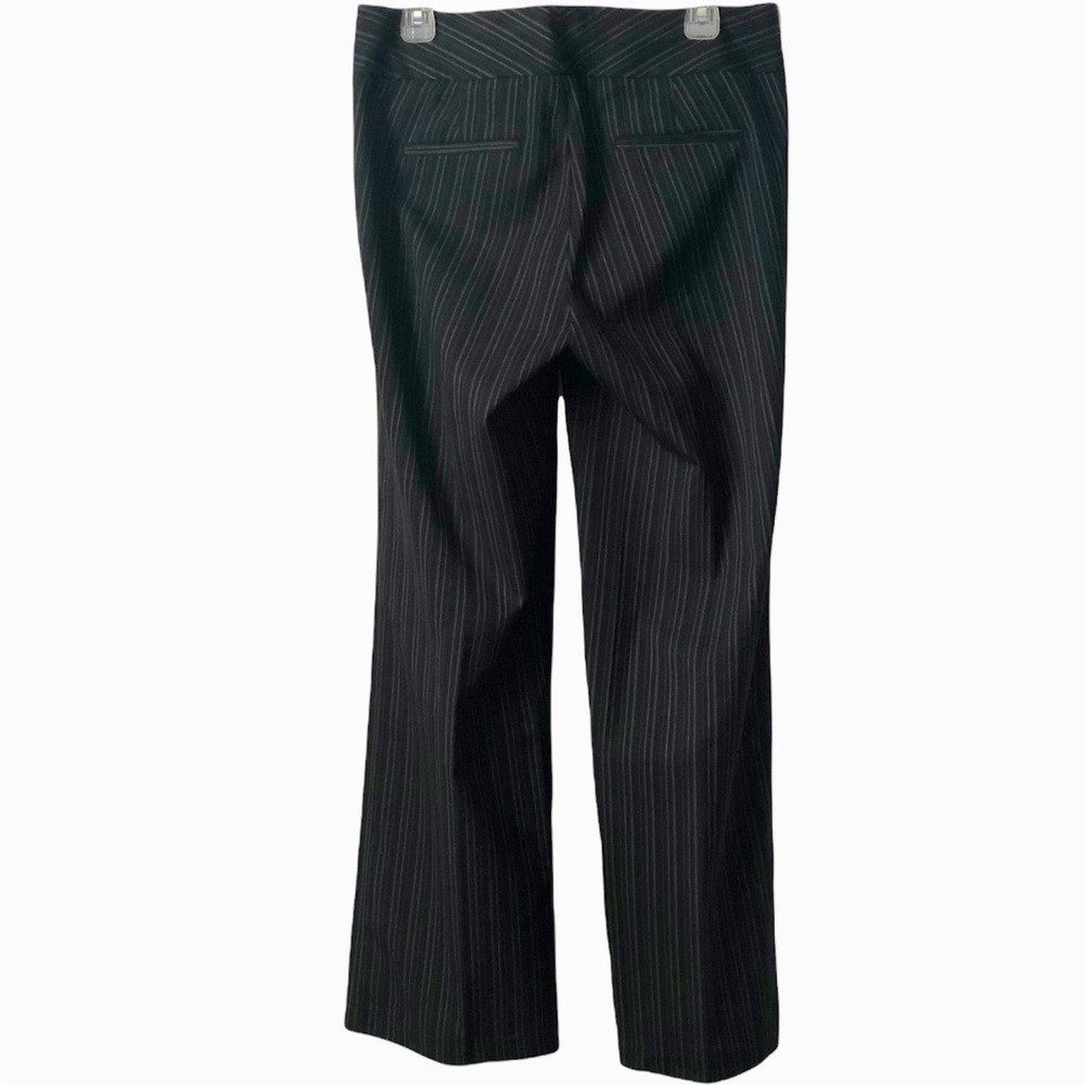 Dockers Womens Black Pinstripe Mid-rise Curvy Pants Size 8 - Picture 2 of 14